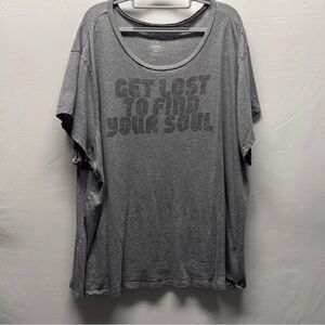 Torrid Happy Camper Gray Graphic Plus Size Tee